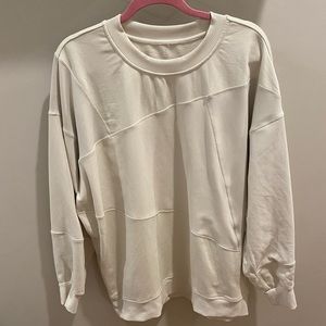 Lululemon cream/ivory crewneck